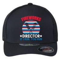Fireworks Director Funny Bang 4th Of July Flexfit Unipanel Trucker Cap