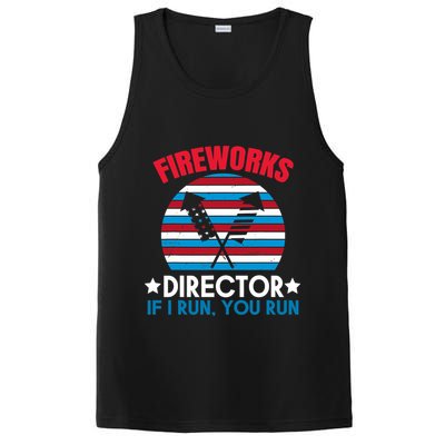 Fireworks Director Funny Bang 4th Of July PosiCharge Competitor Tank