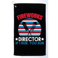 Fireworks Director Funny Bang 4th Of July Golf Towel