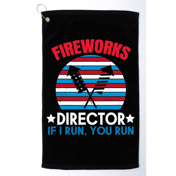 Fireworks Director Funny Bang 4th Of July Golf Towel