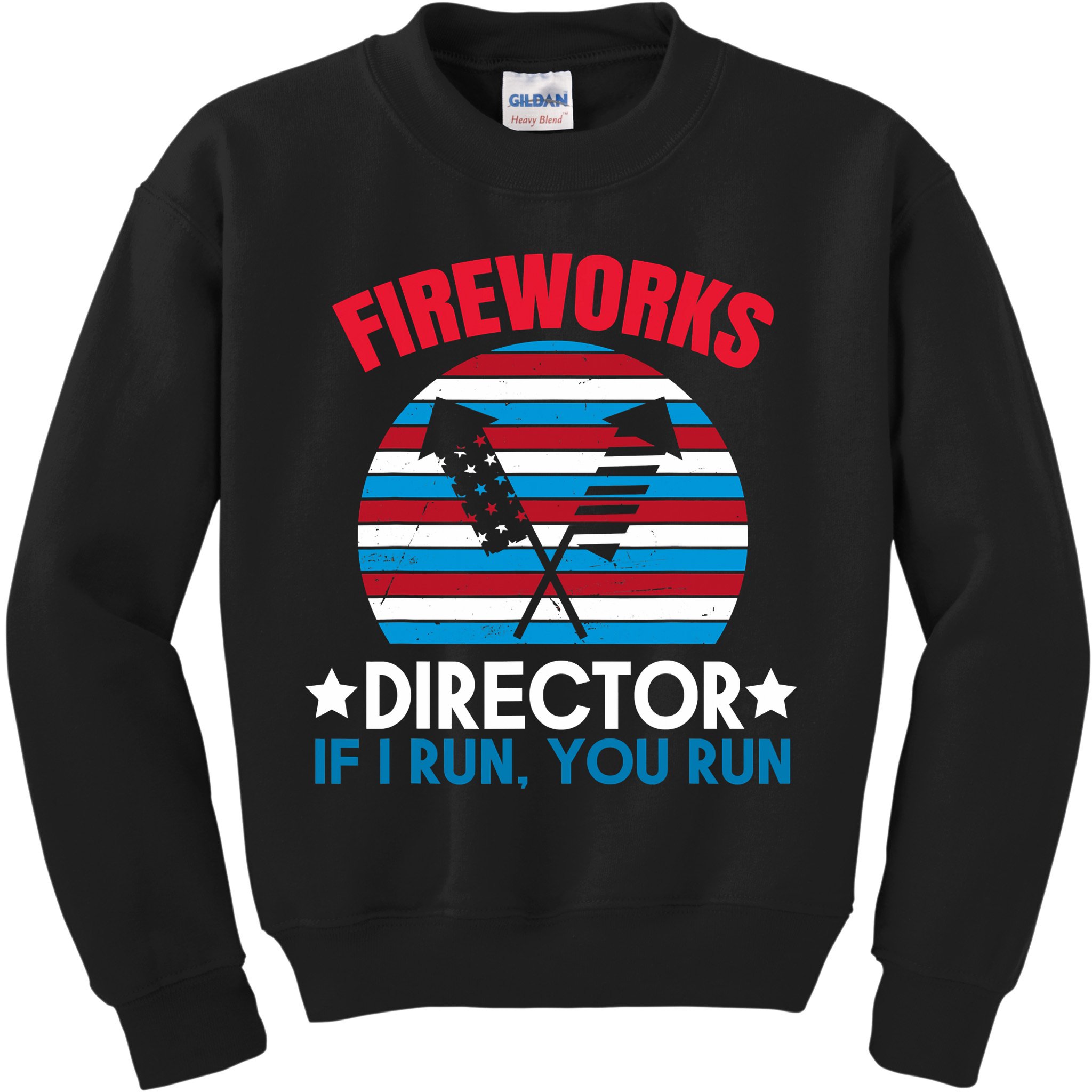 Fireworks Director Funny Bang 4th Of July Kids Sweatshirt