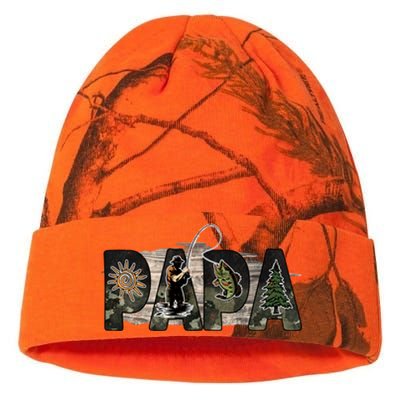 Father's Day Fishing Papa Gift For Dad Kati Licensed 12" Camo Beanie