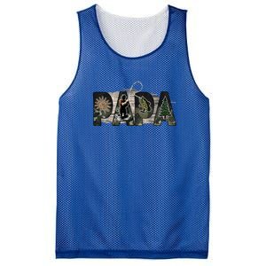 Father's Day Fishing Papa Gift For Dad Mesh Reversible Basketball Jersey Tank