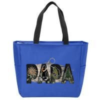 Father's Day Fishing Papa Gift For Dad Zip Tote Bag