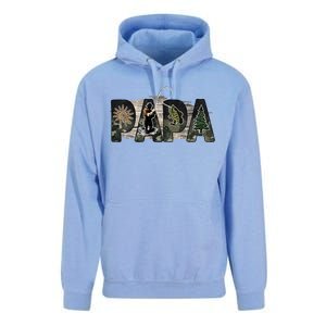 Father's Day Fishing Papa Gift For Dad Unisex Surf Hoodie