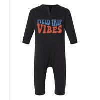 Field Day Field Trip Vibes Students Infant Fleece One Piece