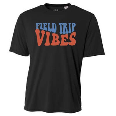 Field Day Field Trip Vibes Students Cooling Performance Crew T-Shirt