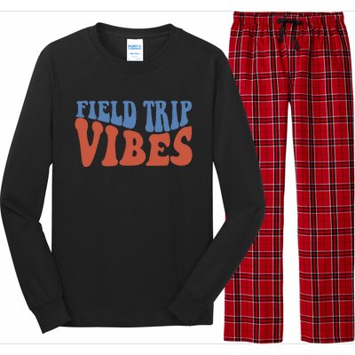 Field Day Field Trip Vibes Students Long Sleeve Pajama Set