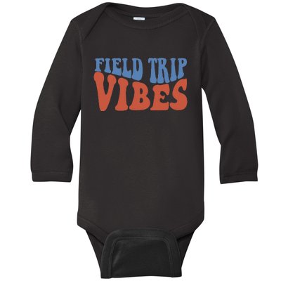 Field Day Field Trip Vibes Students Baby Long Sleeve Bodysuit