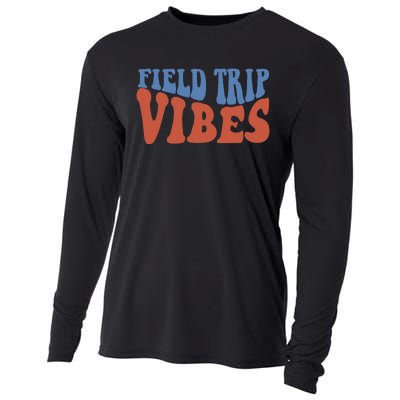 Field Day Field Trip Vibes Students Cooling Performance Long Sleeve Crew