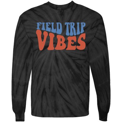 Field Day Field Trip Vibes Students Tie-Dye Long Sleeve Shirt