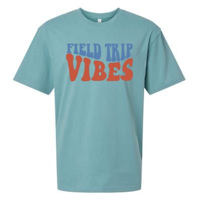 Field Day Field Trip Vibes Students Sueded Cloud Jersey T-Shirt