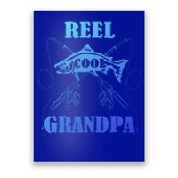 Fathers Day Funny Grandpa Fishing Reel Cool Pops Dad Joke Gift Poster