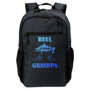 Fathers Day Funny Grandpa Fishing Reel Cool Pops Dad Joke Gift Daily Commute Backpack