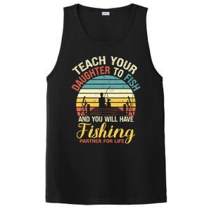 Father Daughter Fishing Dad Cute Gift PosiCharge Competitor Tank