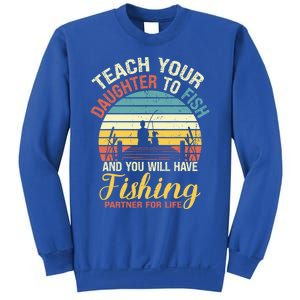 Father Daughter Fishing Dad Cute Gift Sweatshirt