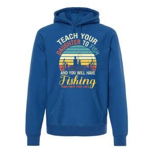 Father Daughter Fishing Dad Cute Gift Premium Hoodie