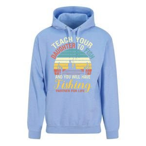 Father Daughter Fishing Dad Cute Gift Unisex Surf Hoodie