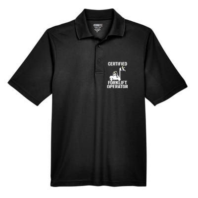 Forklift Driver Forklift Certified Forklift Operator Men's Origin Performance Piqué Polo