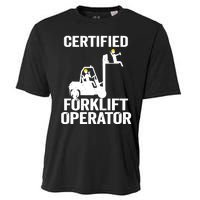 Forklift Driver Forklift Certified Forklift Operator Cooling Performance Crew T-Shirt