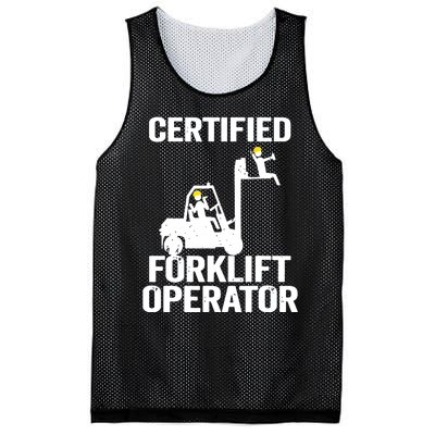 Forklift Driver Forklift Certified Forklift Operator Mesh Reversible Basketball Jersey Tank