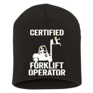 Forklift Driver Forklift Certified Forklift Operator Short Acrylic Beanie