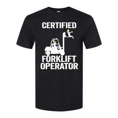 Forklift Driver Forklift Certified Forklift Operator Softstyle® CVC T-Shirt