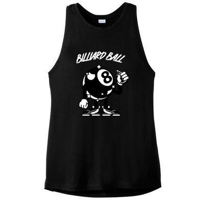 Father's Day Funny BilliardsI Love Snooker Pool Player Gift For Dad Ladies PosiCharge Tri-Blend Wicking Tank