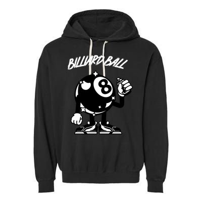 Father's Day Funny BilliardsI Love Snooker Pool Player Gift For Dad Garment-Dyed Fleece Hoodie