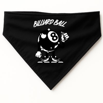 Father's Day Funny BilliardsI Love Snooker Pool Player Gift For Dad USA-Made Doggie Bandana