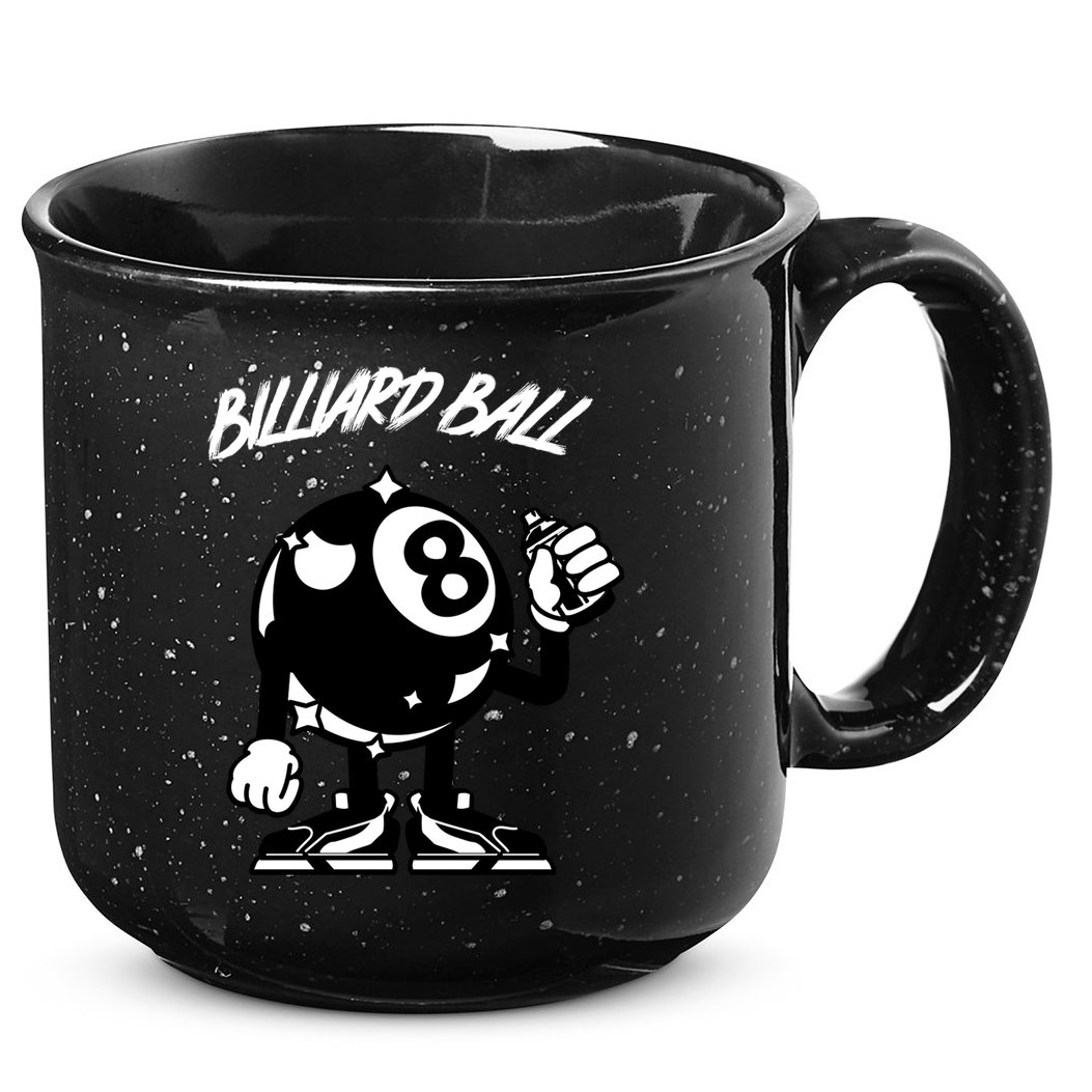 Father's Day Funny BilliardsI Love Snooker Pool Player Gift For Dad 15oz Campfire Ceramic Mug