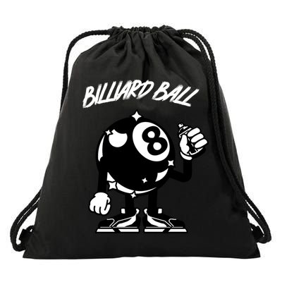 Father's Day Funny BilliardsI Love Snooker Pool Player Gift For Dad Drawstring Bag