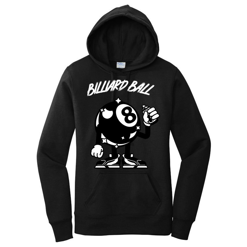 Father's Day Funny BilliardsI Love Snooker Pool Player Gift For Dad Women's Pullover Hoodie