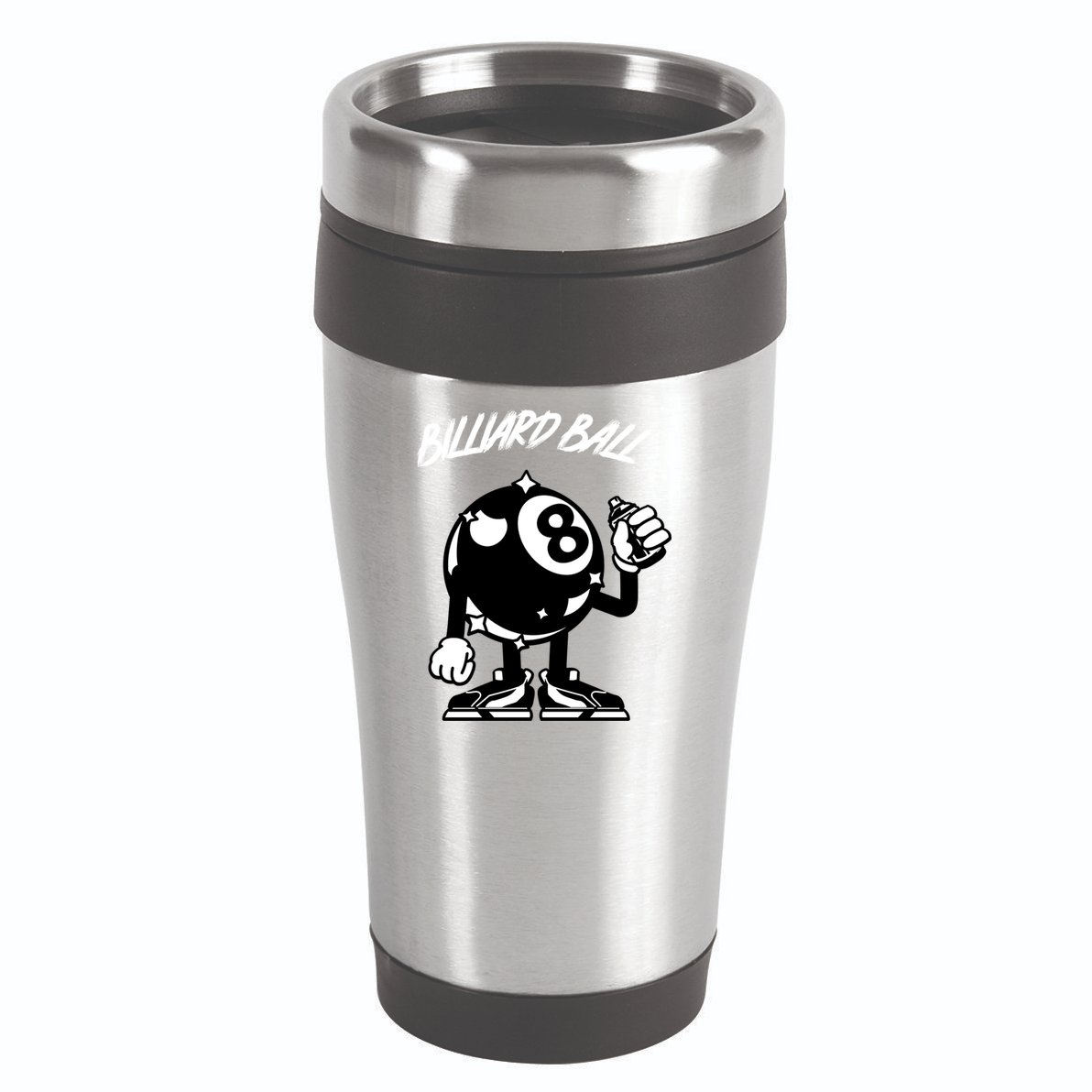 Father's Day Funny BilliardsI Love Snooker Pool Player Gift For Dad 16oz Travel Tumbler