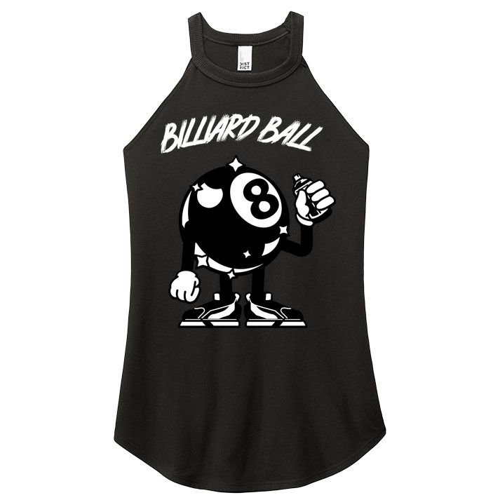 Father's Day Funny BilliardsI Love Snooker Pool Player Gift For Dad Women's Perfect Tri Rocker Tank