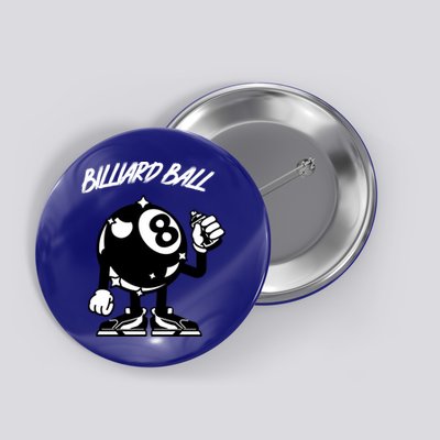 Father's Day Funny BilliardsI Love Snooker Pool Player Gift For Dad Button