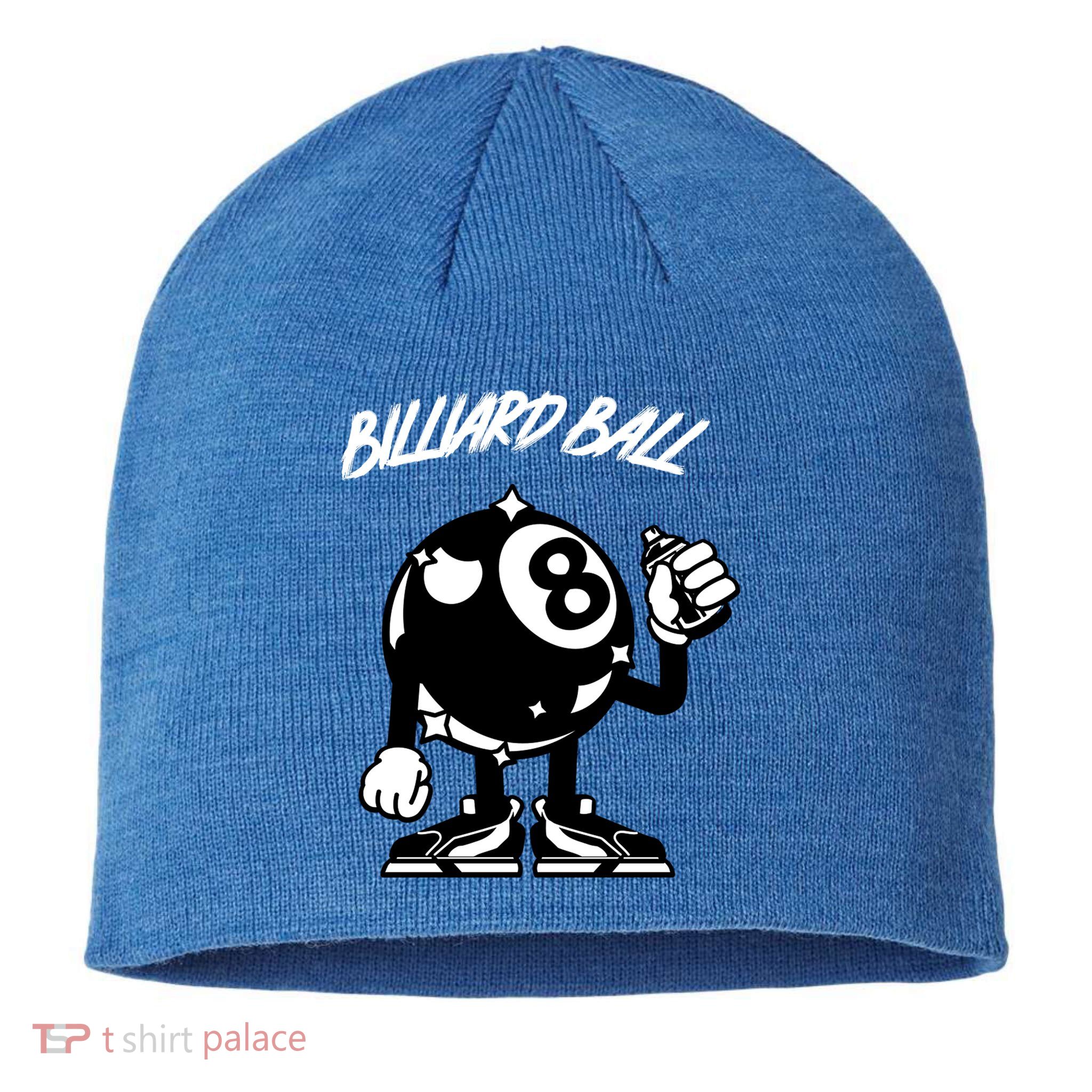 Father's Day Funny BilliardsI Love Snooker Pool Player Gift For Dad Sustainable Beanie