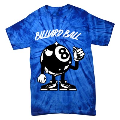 Father's Day Funny BilliardsI Love Snooker Pool Player Gift For Dad Tie-Dye T-Shirt
