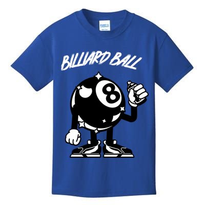 Father's Day Funny BilliardsI Love Snooker Pool Player Gift For Dad Kids T-Shirt