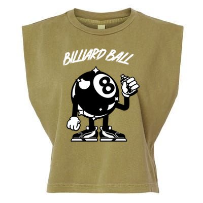 Father's Day Funny BilliardsI Love Snooker Pool Player Gift For Dad Garment-Dyed Women's Muscle Tee