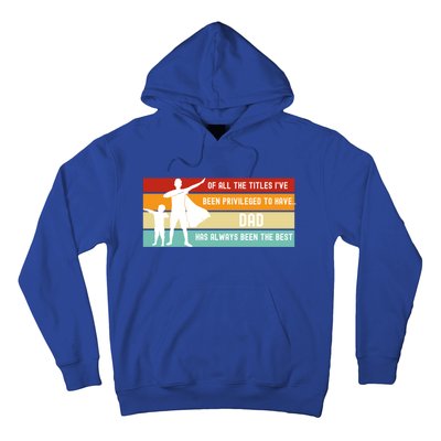 Father's Day From Son Inspirational Loving Fatherhood Quote Gift Hoodie