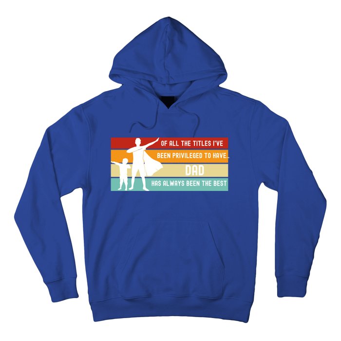 Father's Day From Son Inspirational Loving Fatherhood Quote Gift Hoodie