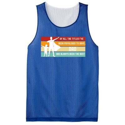 Father's Day From Son Inspirational Loving Fatherhood Quote Gift Mesh Reversible Basketball Jersey Tank