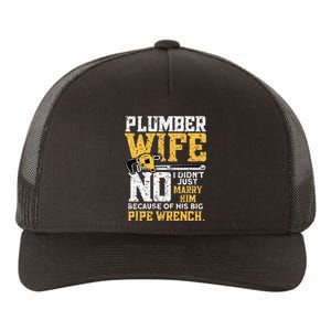 Funny Design For Plumber Wife - Plumbing Pipefitters Plumber Yupoong Adult 5-Panel Trucker Hat