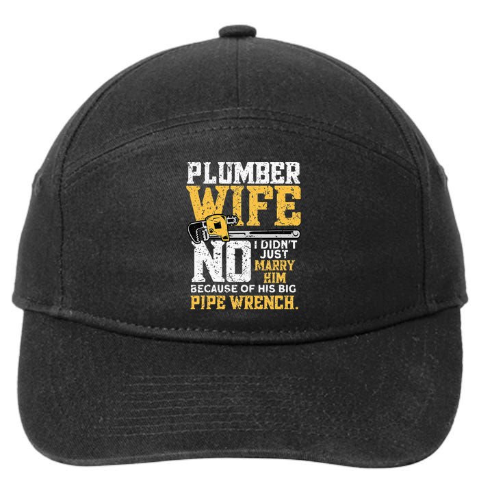 Funny Design For Plumber Wife - Plumbing Pipefitters Plumber 7-Panel Snapback Hat