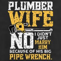 Funny Design For Plumber Wife - Plumbing Pipefitters Plumber 11oz C Handle Ceramic Mug