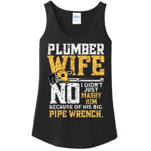 Funny Design For Plumber Wife - Plumbing Pipefitters Plumber Ladies Essential Tank