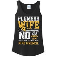 Funny Design For Plumber Wife - Plumbing Pipefitters Plumber Ladies Essential Tank