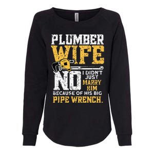 Funny Design For Plumber Wife - Plumbing Pipefitters Plumber Womens California Wash Sweatshirt