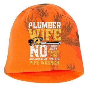 Funny Design For Plumber Wife - Plumbing Pipefitters Plumber Kati - Camo Knit Beanie